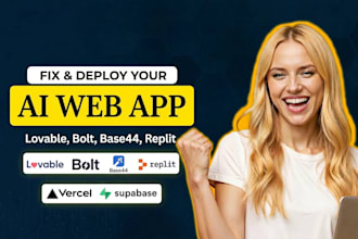 fix and debug your lovable, bolt, or base44 ai web app