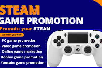 boost steam game visibility with targeted marketing promotion, roblox promotion