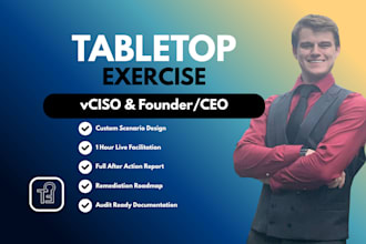 perform a tabletop exercise for you