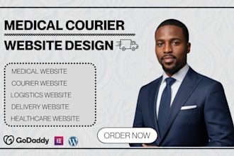 courier website medical courier website, delivery, logistics, healthcare website
