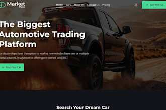 build a professional car auction website on wix with live bidding system