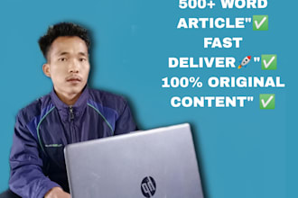 write blog posts, articles, and SEO content for your website