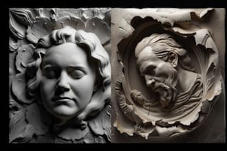 make a custom 3d coin design 3d coin model 3d bas relief for 3d printing