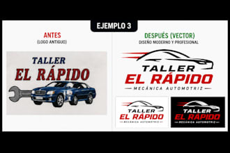 vectorizaré manualmente tu logo de baja calidad a alta resolución