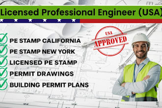 licensed architect structural engineer pe stamp in new york and new mexico