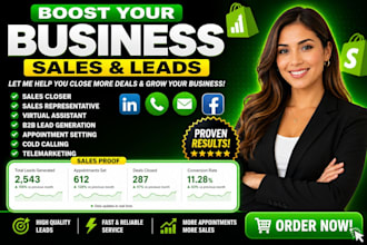 sales closer sales representative virtual assistant b2b appointment setting