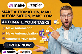 do make automation, make automatisation, make com, automate your tasks