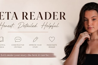 beta reader providing honest manuscript feedback