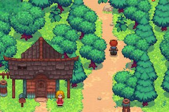 do 2d top down pixel art tileset rpg game map pixel art background game asset