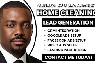 exclusive cleaning leads, cleaning facebook ads, cleaning google ads, video ads