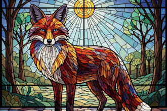 design custom stained glass illustration window art and glass design
