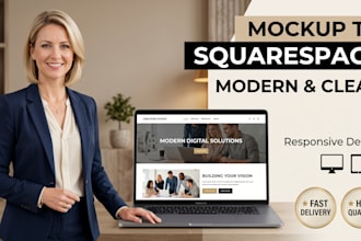 design a modern squarespace or wix website for weddings and photography website