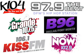 airplay your song and promote on dallas radio stations