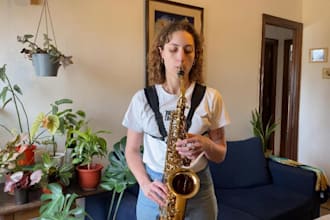 record alto and tenor saxophone or clarinet for your project