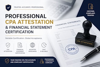 provide professional CPA attestation and financial statement certification