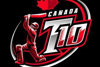 make an awesome sports logo for baseball club and cricket