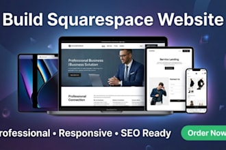 build squarespace website, squarespace development, squarespace expert