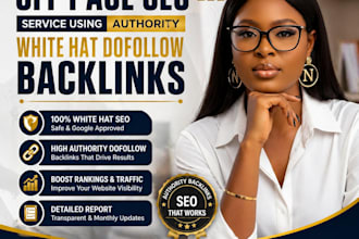do monthly off page SEO service using authority white hat dofollow backlink