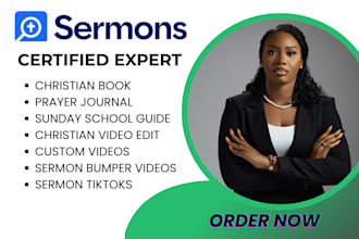 write powerful christian sermon, sermon outline, blogs, church bumper, graphics