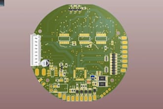 design led pcb board lighting circuit schematic layout gerber files for project
