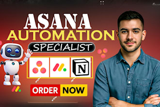 setup asana workflow, hubspot crm, asana automation clickup trello ai automation