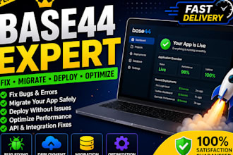 base44 expert fix base44 app base44 migration base44 bug fixing base44 deploy