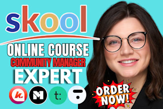do skool community setup, skool manager, skool membership, mighty network setup