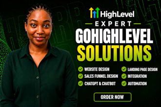 gohighlevel landing page gohighlevel sales funnel go highlevel website
