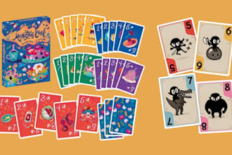 design custom card game, playing game, trading card, tcg, board game
