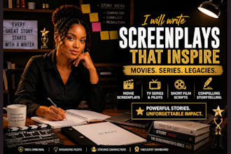 do movie script writing, screenplay writing, feature film script, screenwriting