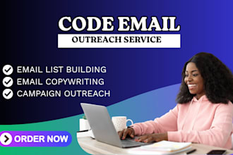 do cold email outreach, copywriting, lead lists, and all setup