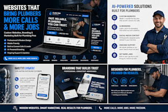 plumbing company custom web app