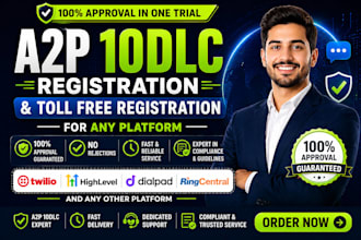 do a2p 10dlc registration for twilio a2p and gohighlevel a2p