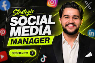 be your social media marketing manager and content creator