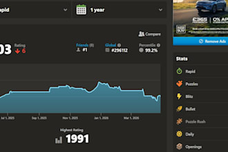 review your chess game archive and create you a study plan