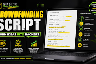 write a high converting crowdfunding video script for kickstarter and indiegogo