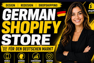 do german shopify store design and germany shopify dropshipping german shopify