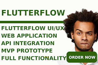 flutterflow mobile app, flutterflow mvp, saas, with flutterflow API integration