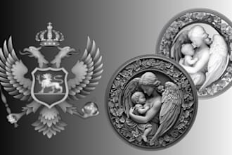 jpeg to stl, 3d relief depth map for cnc laser engraving for 3d printing
