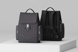 design 3d backpack, tote bag, purse, hand bag, or suitcase