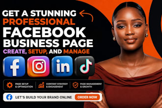 create and setup facebook business page
