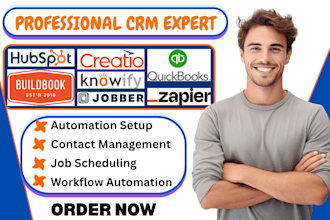 construction crm hubspot buildbook creatio knowify jobber quickbooks integration