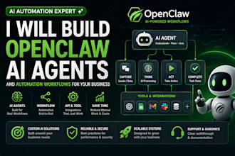 build openclaw ai agents and automation workflows