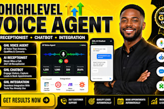 ghl voice agent ghl ai receptionist ghl integration gohighlevel chatbot