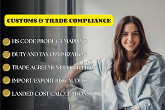 provide expert hs code classification and customs tariff consultancy