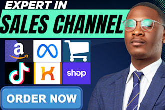 setup sales channel cedcommerce facebook simprosys tiktok koongo shop omega