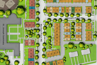 design redesign a clear 2d 3d site plan for homeowners, developers and builders