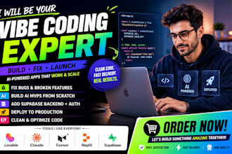 be your vibe coder for vibe coding apps, websites,  ai mvps with lovable base44
