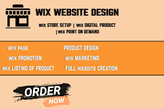desgin wix website, redesign wix website