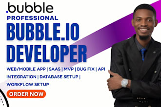 build bubble mvp, bubble app, bubble website as a bubble developer for you